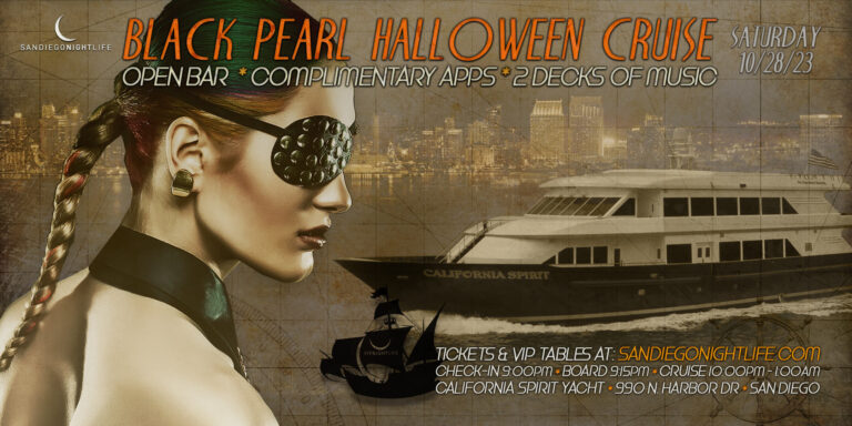 Black Pearl Halloween Yacht Party San Diego