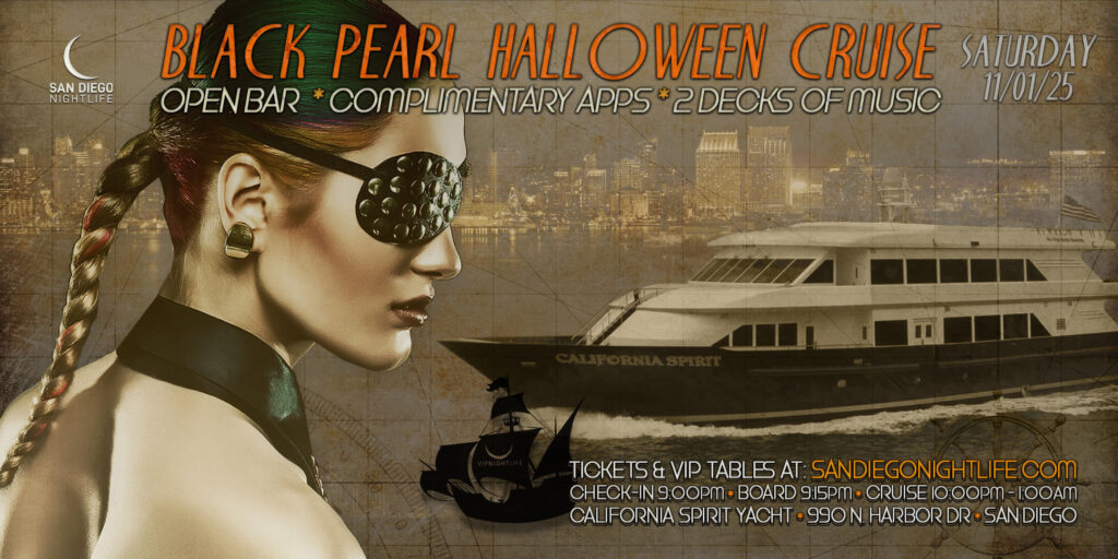 Black Pearl San Diego Halloween Weekend Party Cruise