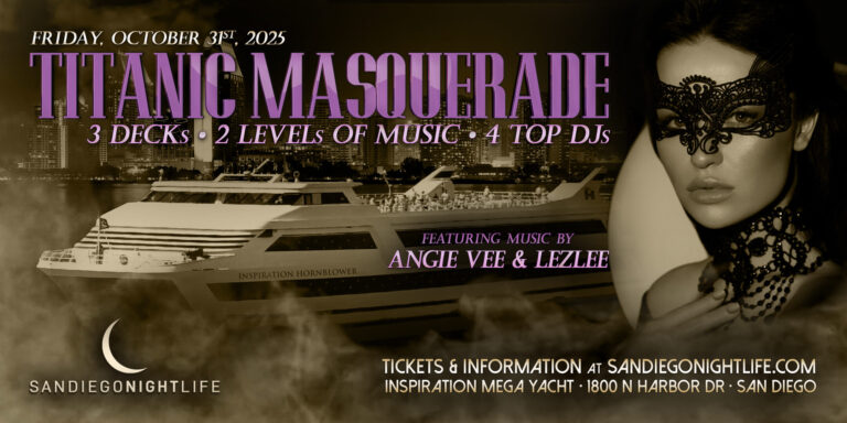 Pier Pressure San Diego Halloween Cruise | 12th Annual Titanic Masquerade