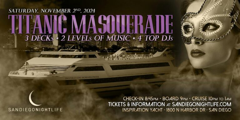 Pier Pressure San Diego Halloween Cruise - 12th Annual Titanic Masquerade